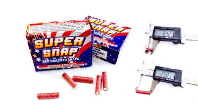 #23514 Petardos Red cracker snaps