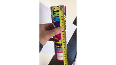 #25208 colorfull confetti 20CM,metallic rectangle shape colorful paper