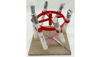 #26134 Silver whistling UFO