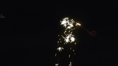 #28234 Hand hold yellow flame and gold Ti-flower