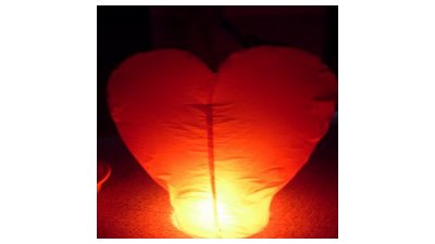 #8317 Heart shape sky lantern