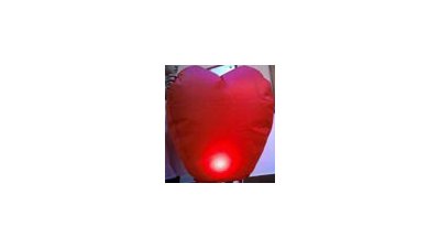 #8317 Heart shape sky lantern